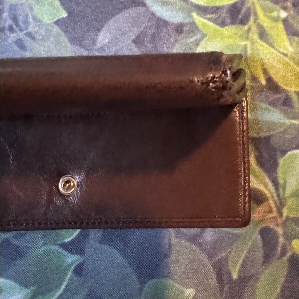Prada Dark Brown Vintage Leather Wallet - Picture 8 of 9
